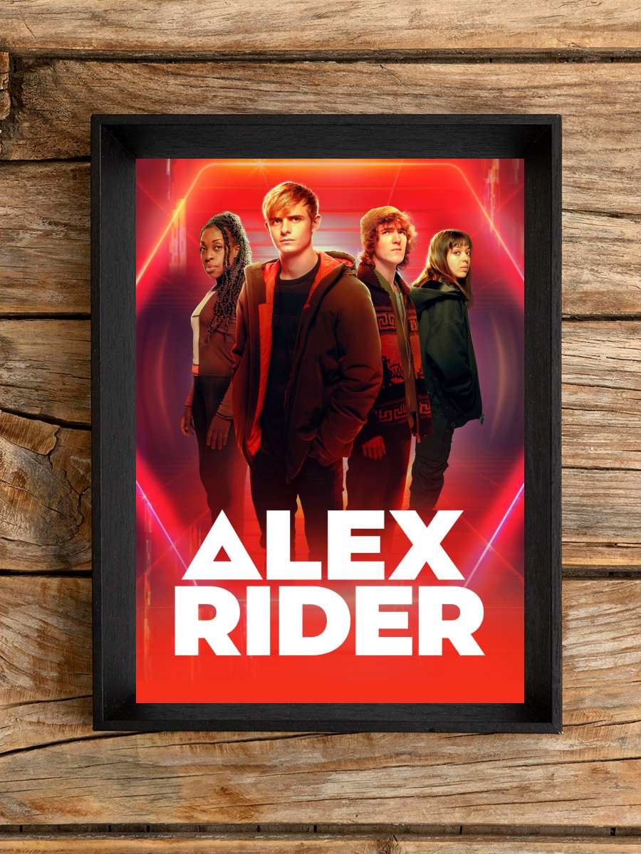 Alex Rider Dizi Tablo Siyah Çerçeveli Dizi Poster Duvar Tablo