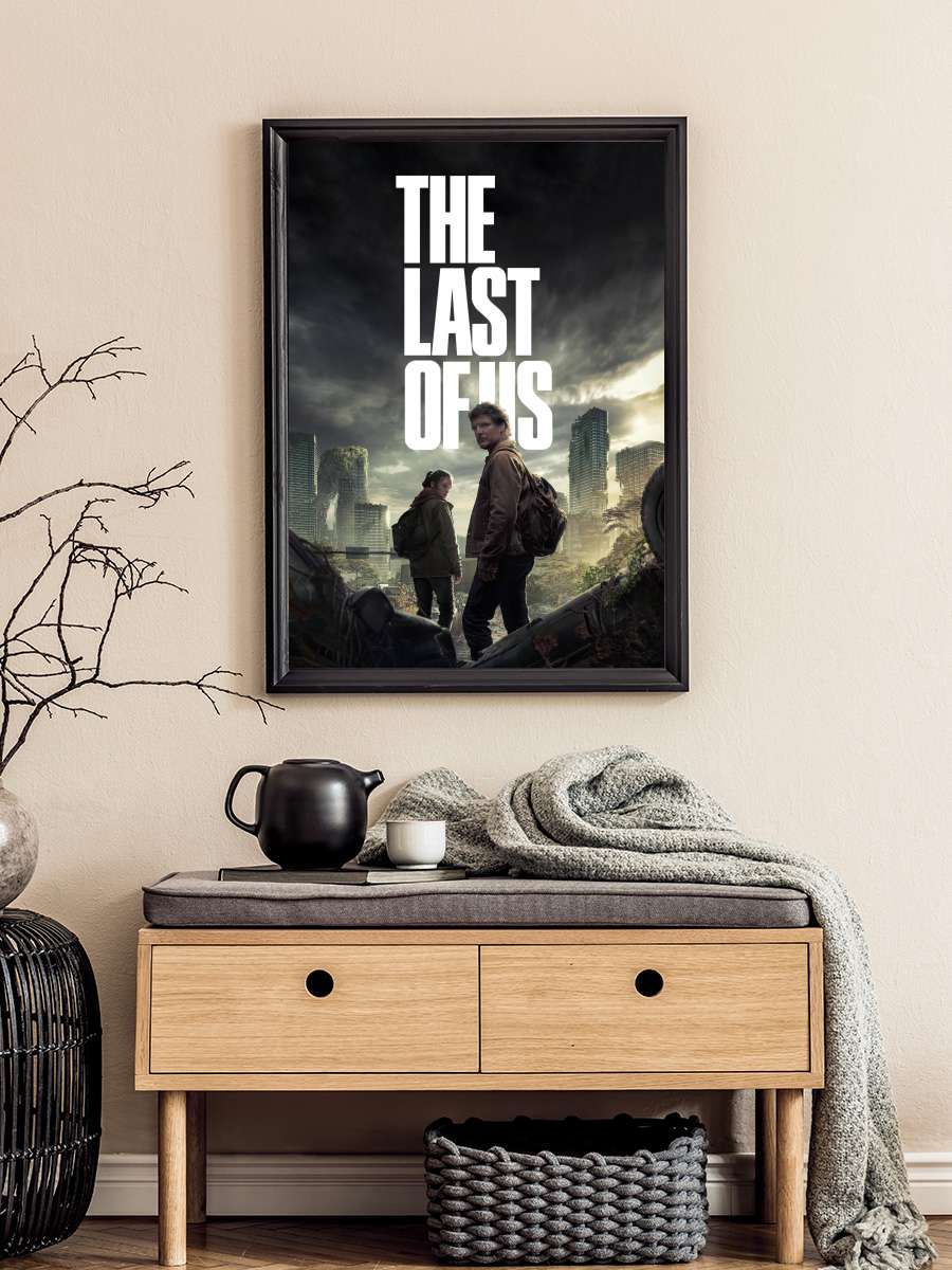 The Last of Us Dizi Tablo Siyah Çerçeveli Dizi Poster Duvar Tablo