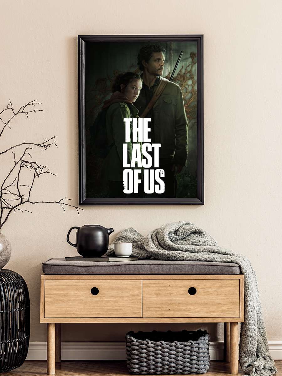 The Last of Us Dizi Tablo Siyah Çerçeveli Dizi Poster Duvar Tablo