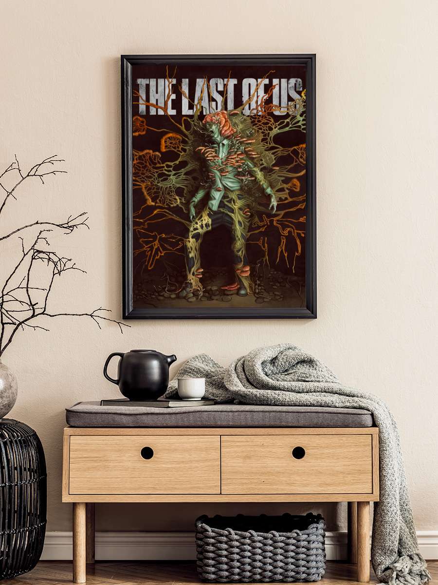 The Last of Us Dizi Tablo Siyah Çerçeveli Dizi Poster Duvar Tablo