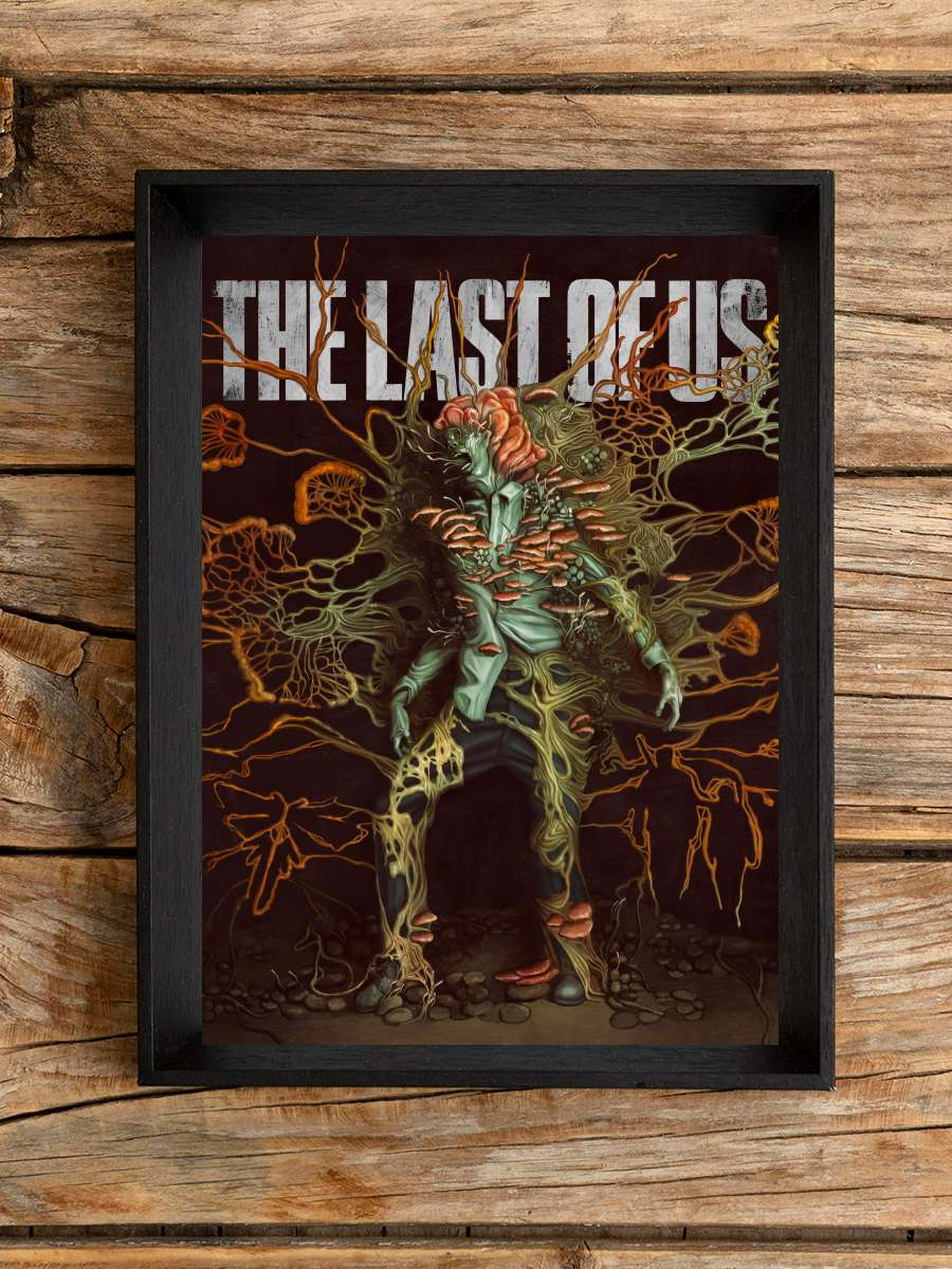 The Last of Us Dizi Tablo Siyah Çerçeveli Dizi Poster Duvar Tablo