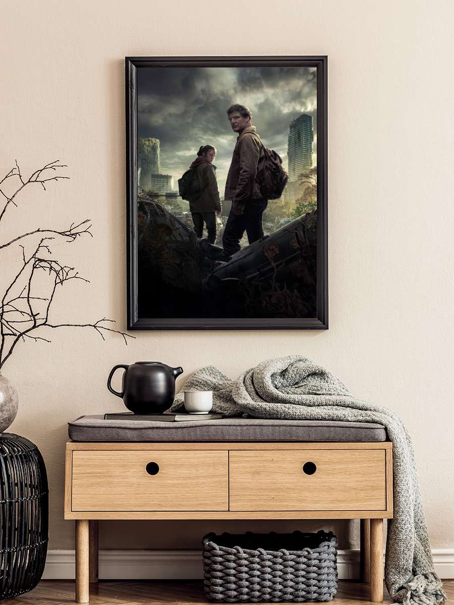 The Last of Us Dizi Tablo Siyah Çerçeveli Dizi Poster Duvar Tablo