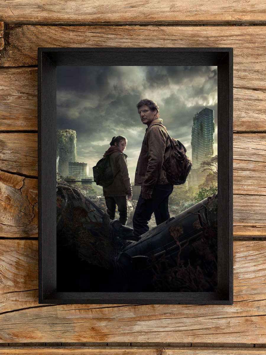 The Last of Us Dizi Tablo Siyah Çerçeveli Dizi Poster Duvar Tablo