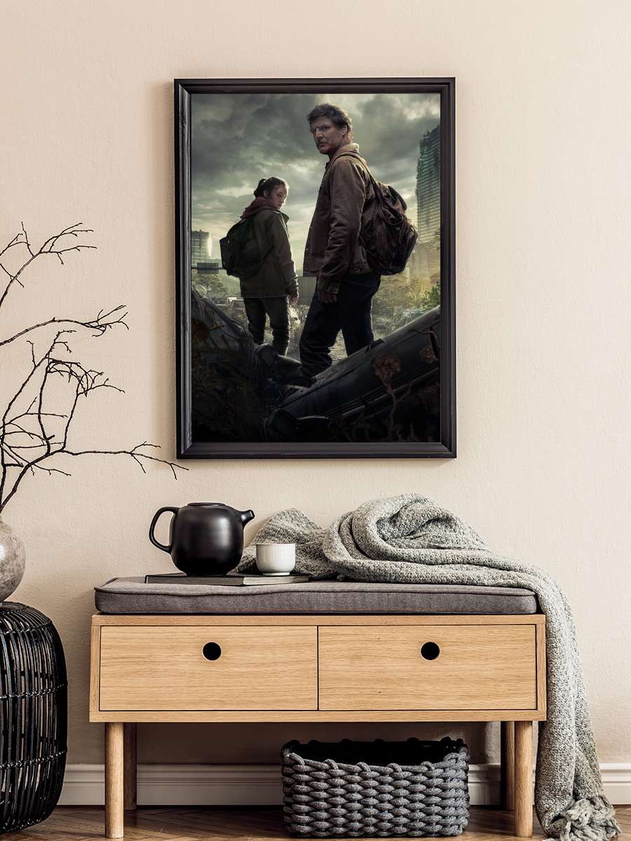 The Last of Us Dizi Tablo Siyah Çerçeveli Dizi Poster Duvar Tablo