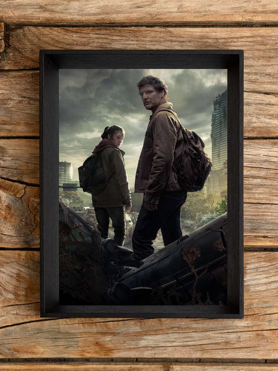 The Last of Us Dizi Tablo Siyah Çerçeveli Dizi Poster Duvar Tablo