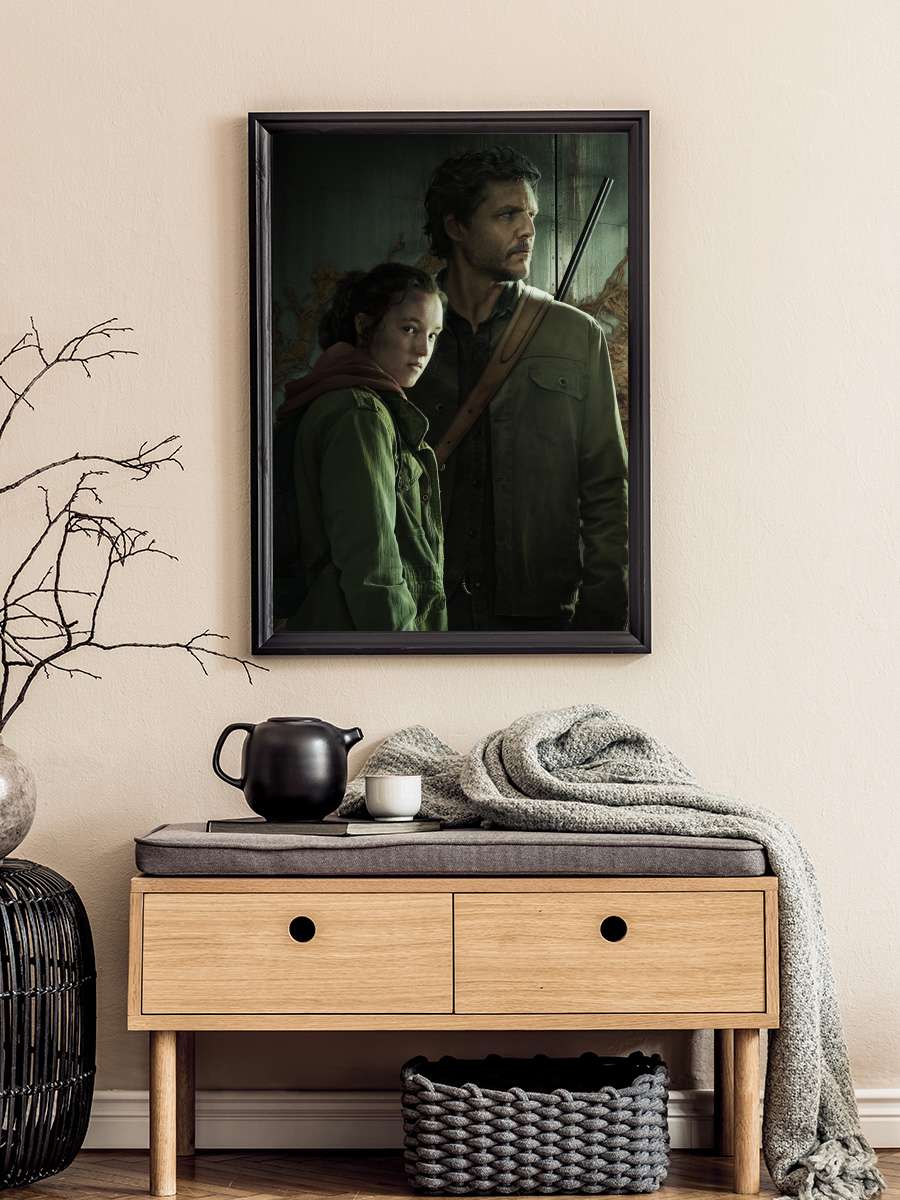 The Last of Us Dizi Tablo Siyah Çerçeveli Dizi Poster Duvar Tablo