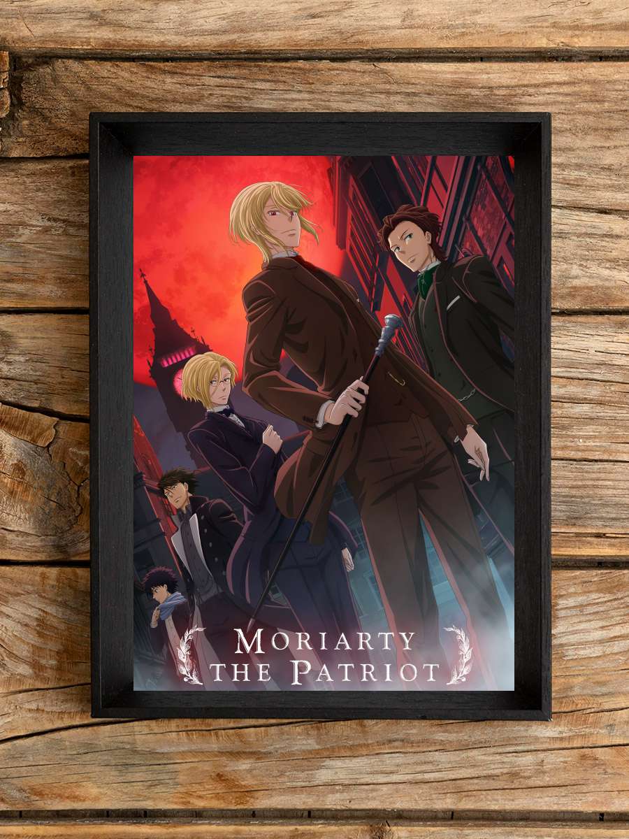 Moriarty the Patriot - 憂国のモリアーティ Dizi Tablo Siyah Çerçeveli Dizi Poster Duvar Tablo