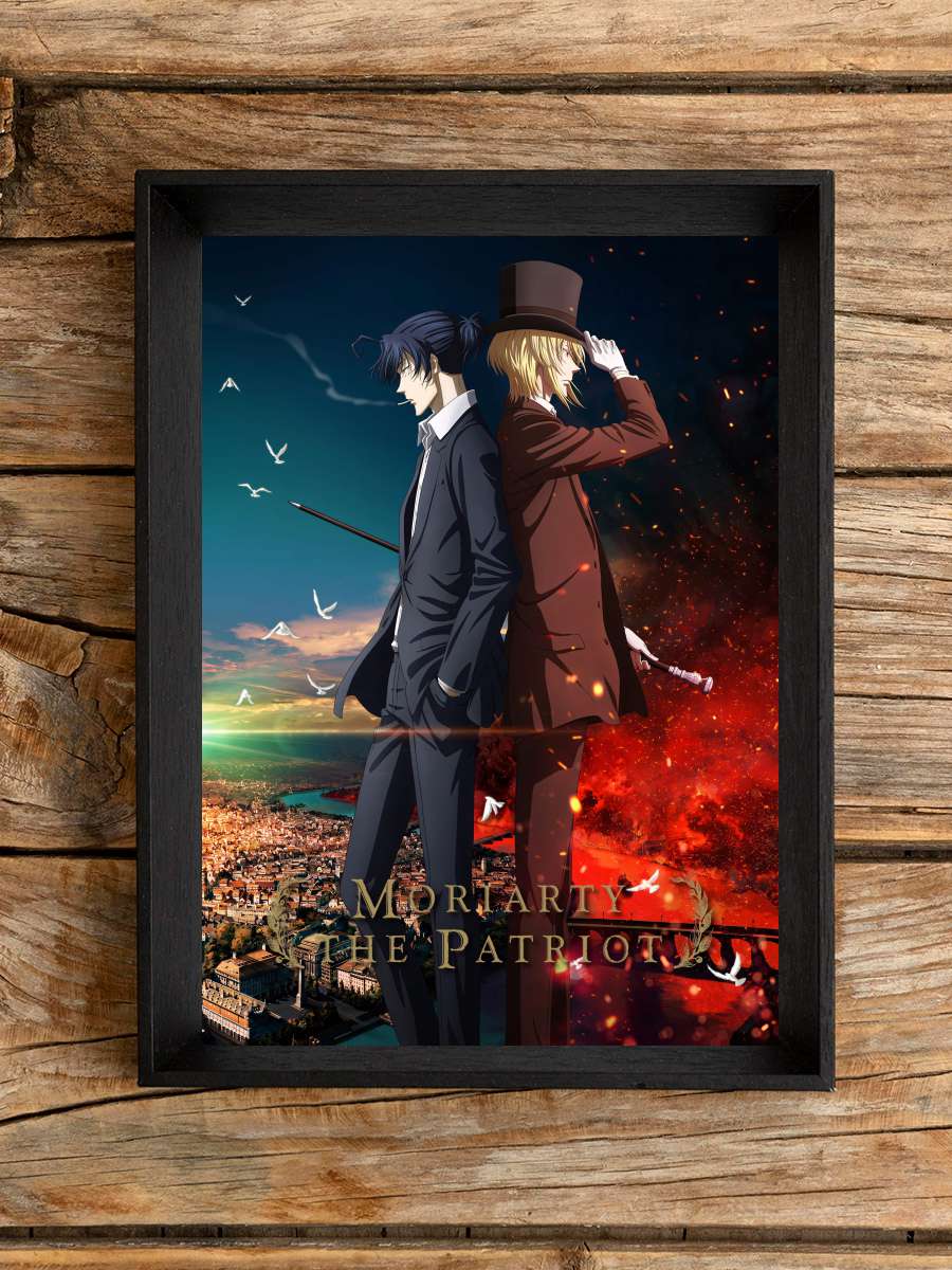 Moriarty the Patriot - 憂国のモリアーティ Dizi Tablo Siyah Çerçeveli Dizi Poster Duvar Tablo