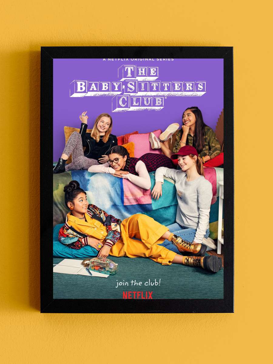 The Baby-Sitters Club Dizi Tablo Siyah Çerçeveli Dizi Poster Duvar Tablo