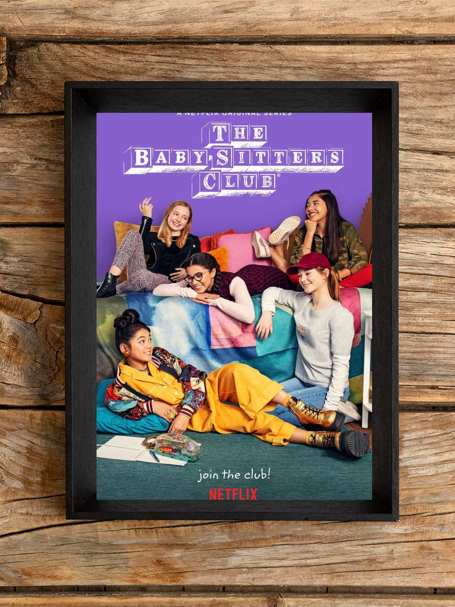 The Baby-Sitters Club Dizi Tablo Siyah Çerçeveli Dizi Poster Duvar Tablo