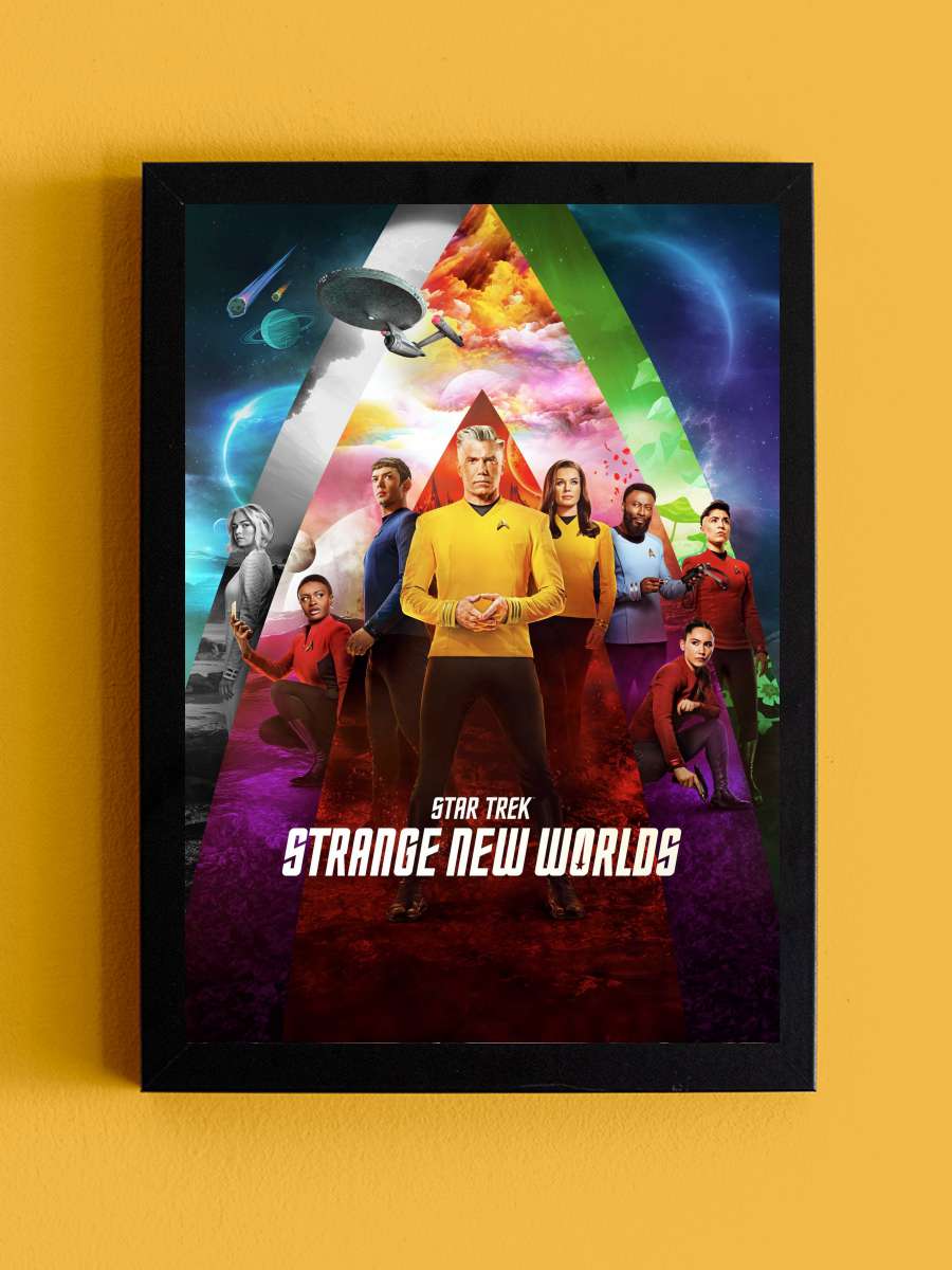 Star Trek: Strange New Worlds Dizi Tablo Siyah Çerçeveli Dizi Poster Duvar Tablo