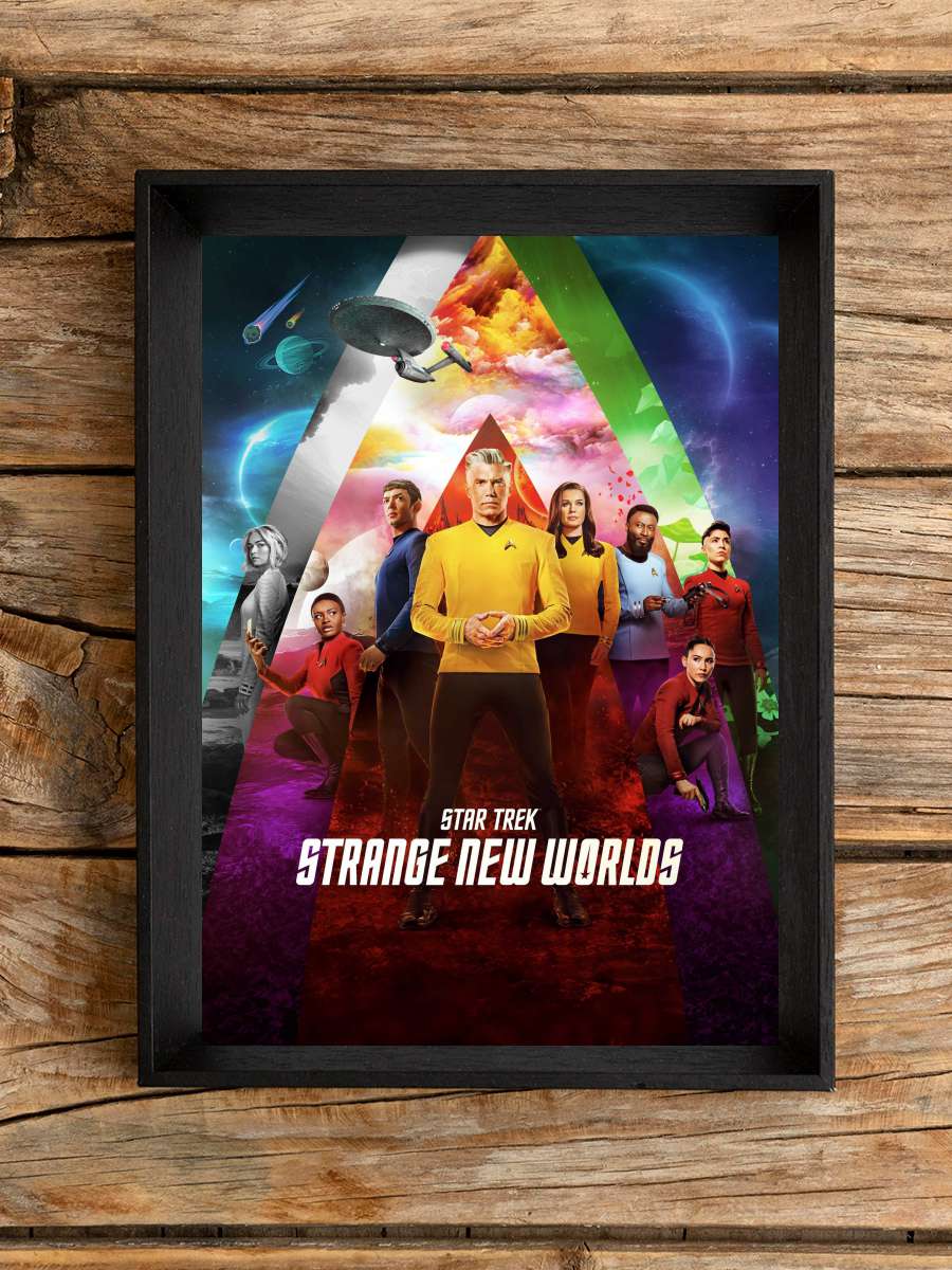 Star Trek: Strange New Worlds Dizi Tablo Siyah Çerçeveli Dizi Poster Duvar Tablo