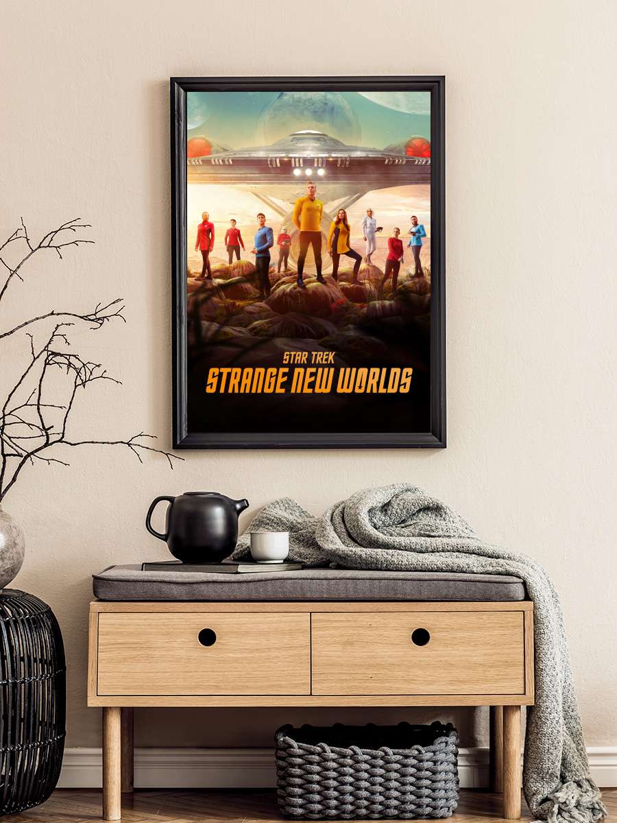 Star Trek: Strange New Worlds Dizi Tablo Siyah Çerçeveli Dizi Poster Duvar Tablo