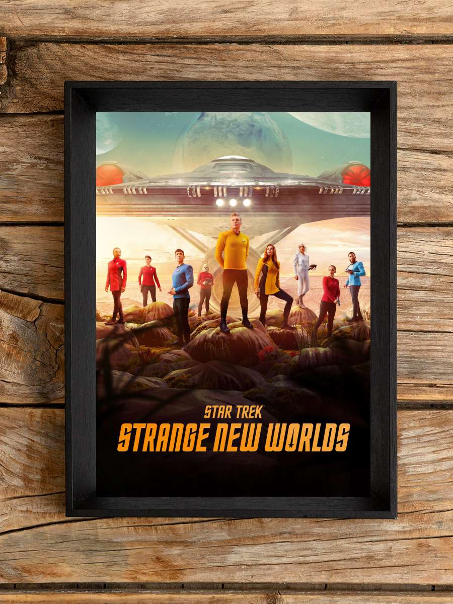 Star Trek: Strange New Worlds Dizi Tablo Siyah Çerçeveli Dizi Poster Duvar Tablo