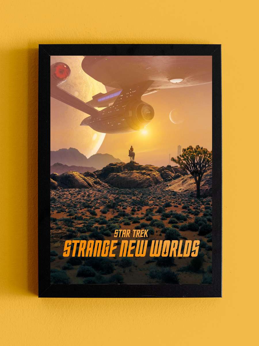 Star Trek: Strange New Worlds Dizi Tablo Siyah Çerçeveli Dizi Poster Duvar Tablo