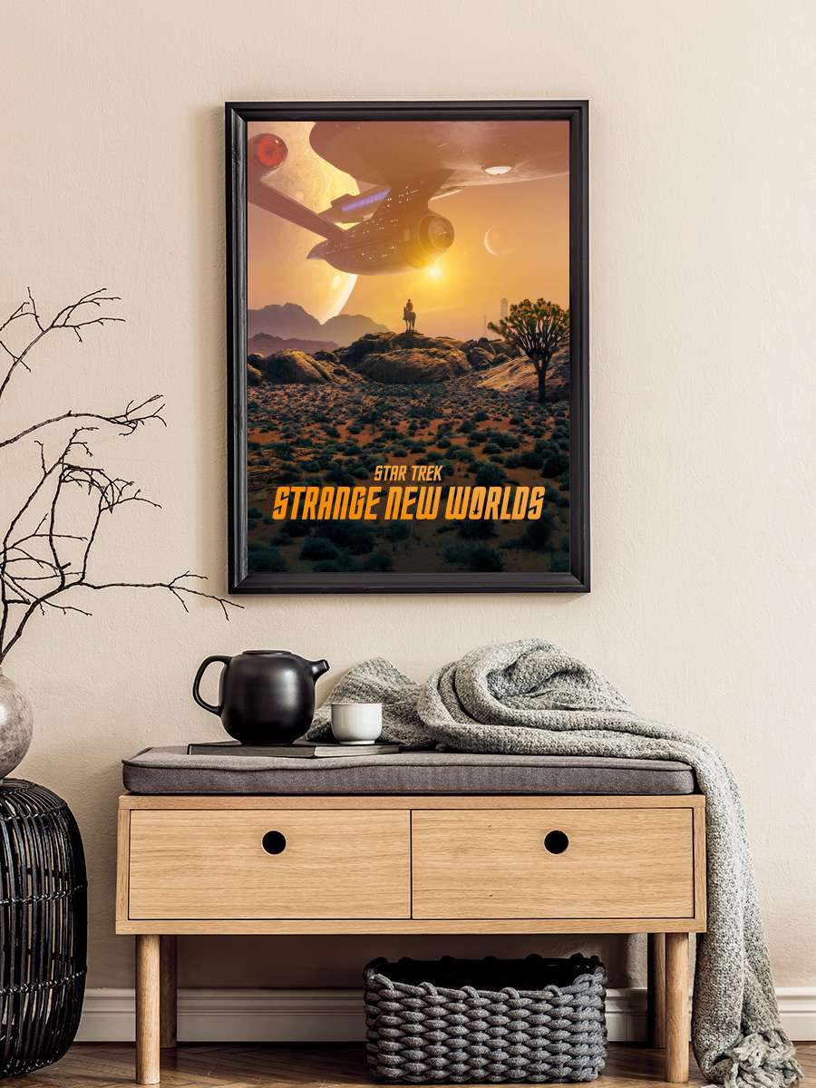 Star Trek: Strange New Worlds Dizi Tablo Siyah Çerçeveli Dizi Poster Duvar Tablo