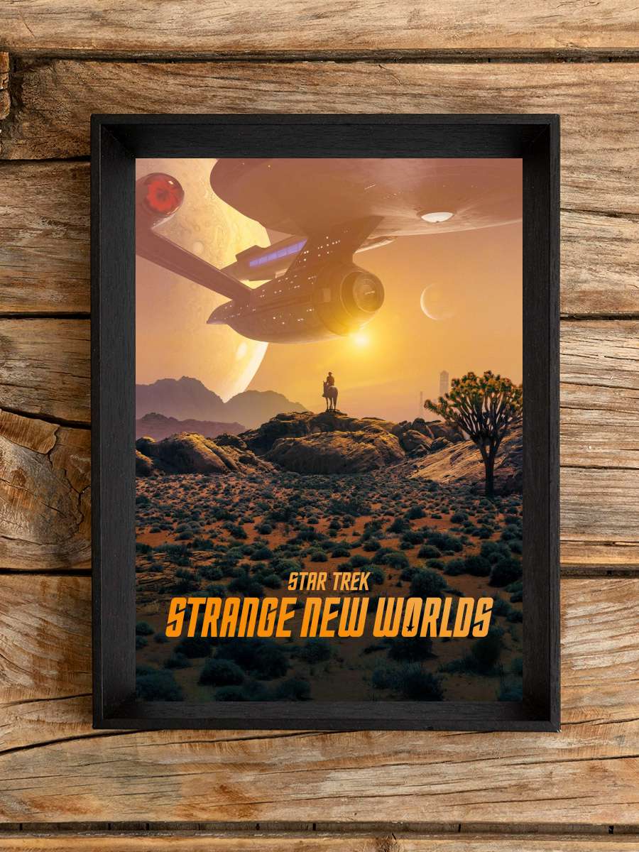 Star Trek: Strange New Worlds Dizi Tablo Siyah Çerçeveli Dizi Poster Duvar Tablo