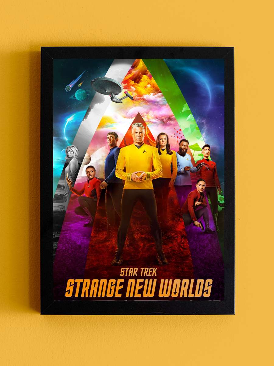 Star Trek: Strange New Worlds Dizi Tablo Siyah Çerçeveli Dizi Poster Duvar Tablo