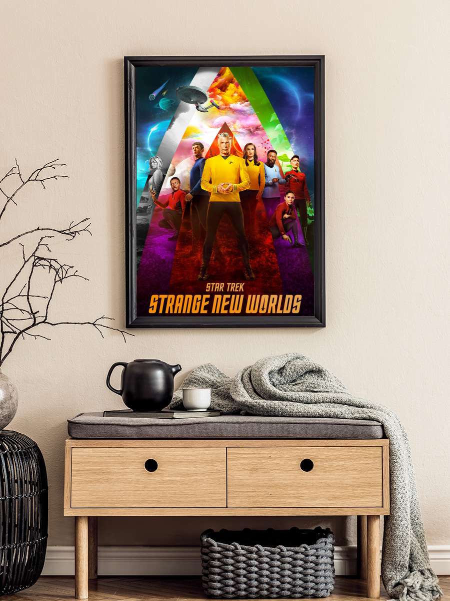 Star Trek: Strange New Worlds Dizi Tablo Siyah Çerçeveli Dizi Poster Duvar Tablo