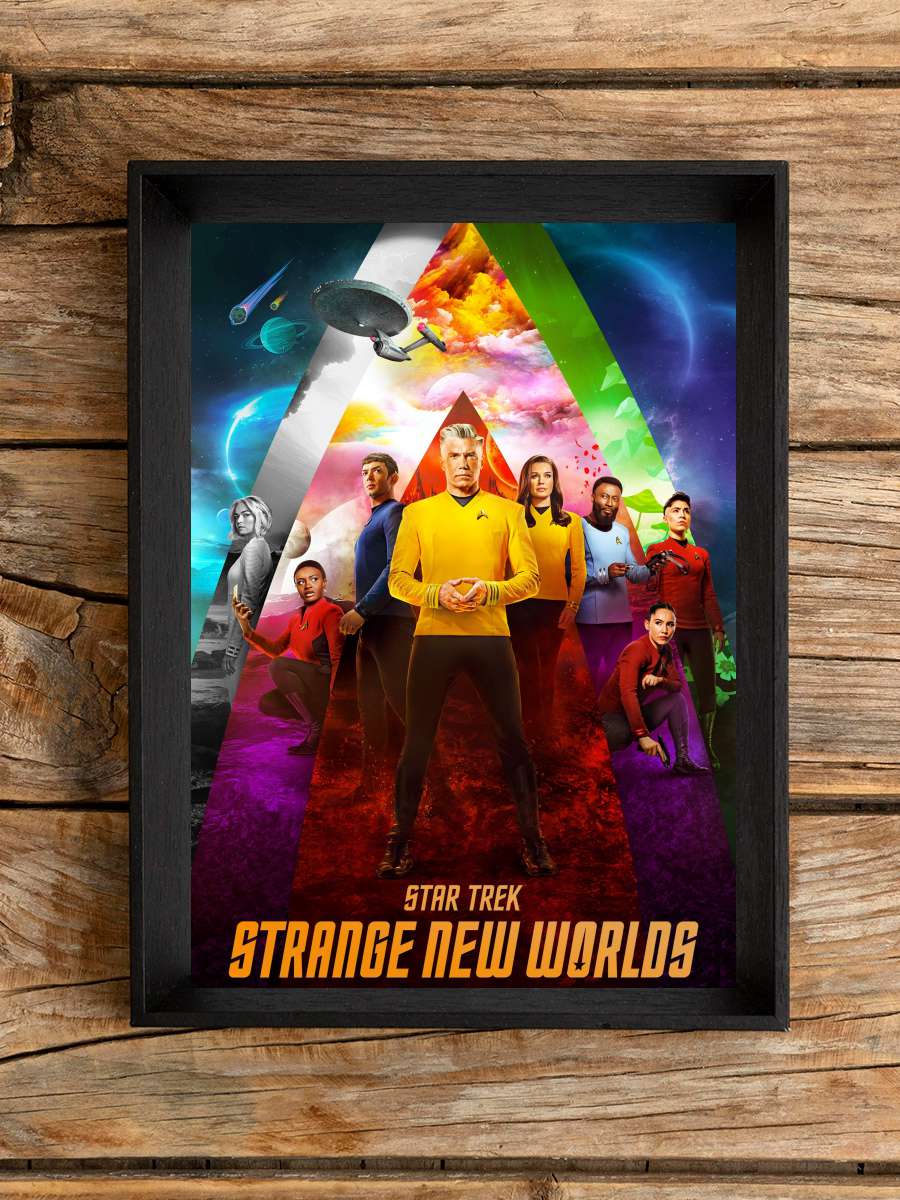 Star Trek: Strange New Worlds Dizi Tablo Siyah Çerçeveli Dizi Poster Duvar Tablo