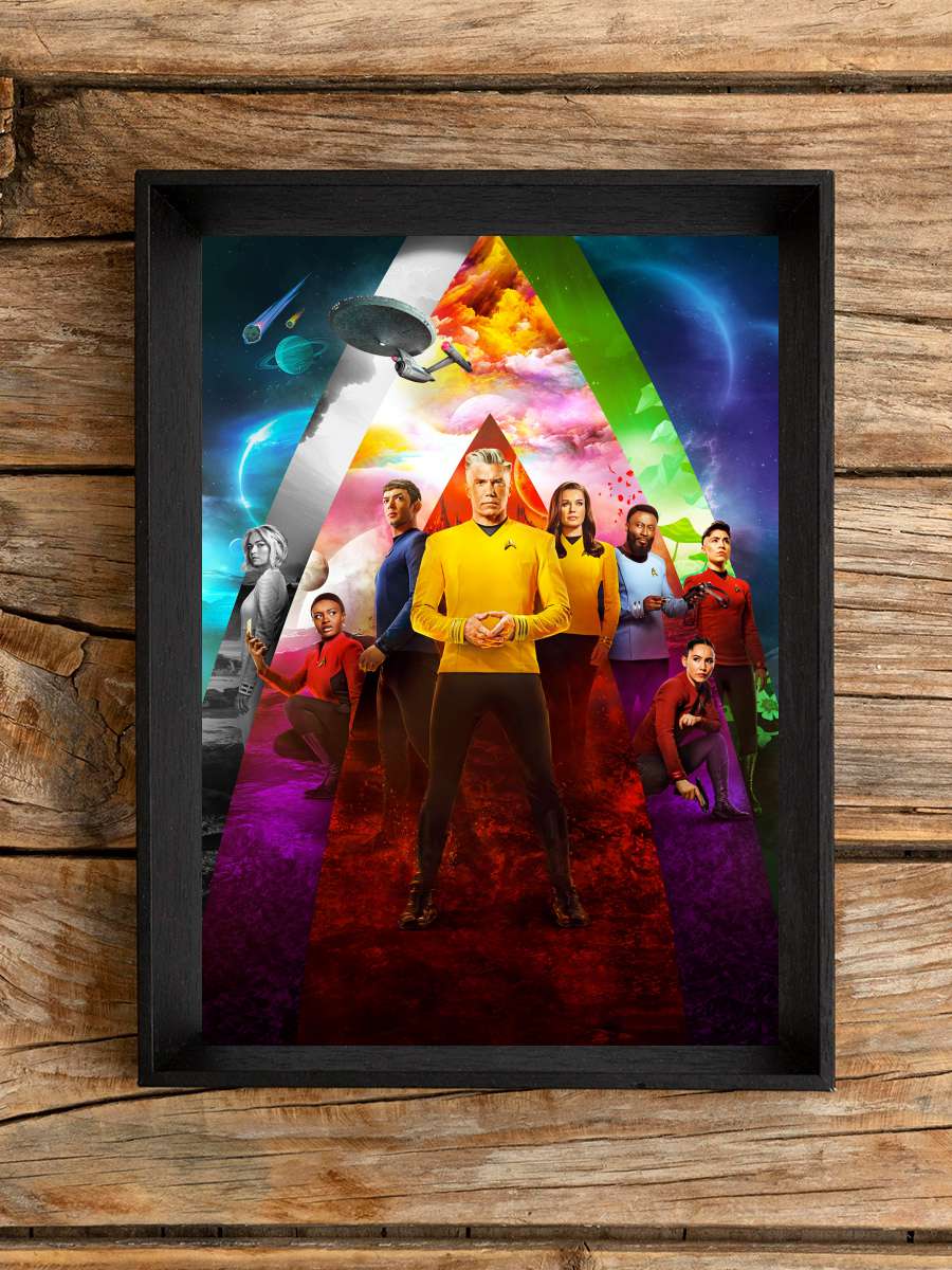 Star Trek: Strange New Worlds Dizi Tablo Siyah Çerçeveli Dizi Poster Duvar Tablo