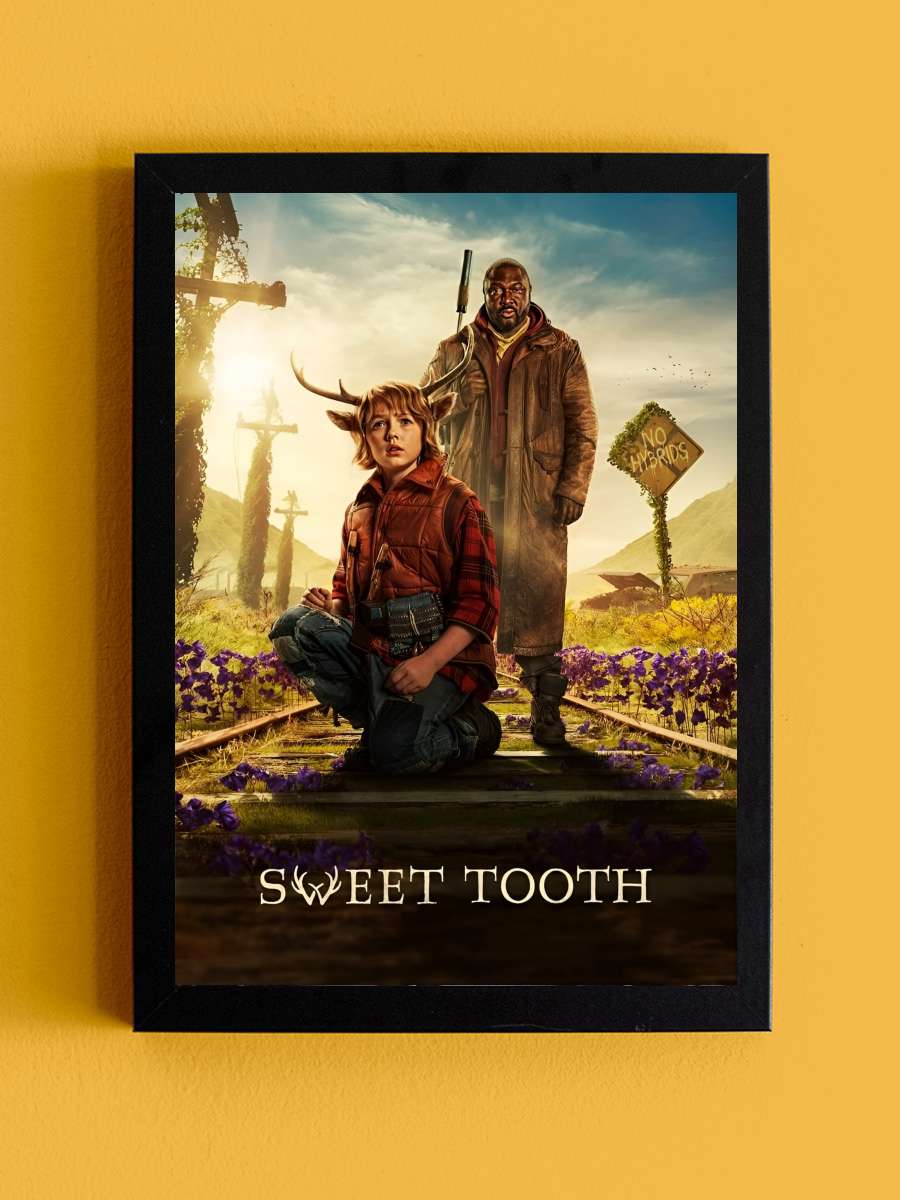 Sweet Tooth Dizi Tablo Siyah Çerçeveli Dizi Poster Duvar Tablo