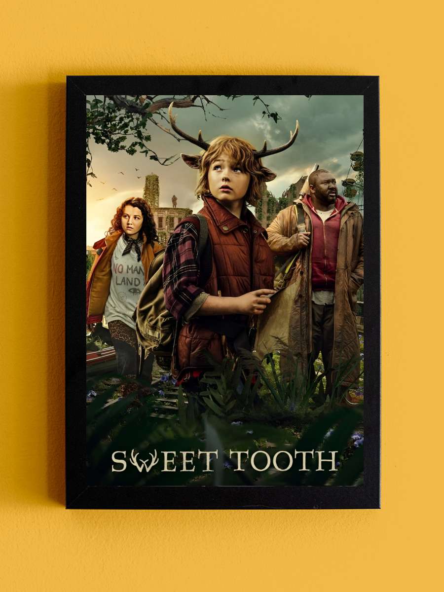 Sweet Tooth Dizi Tablo Siyah Çerçeveli Dizi Poster Duvar Tablo