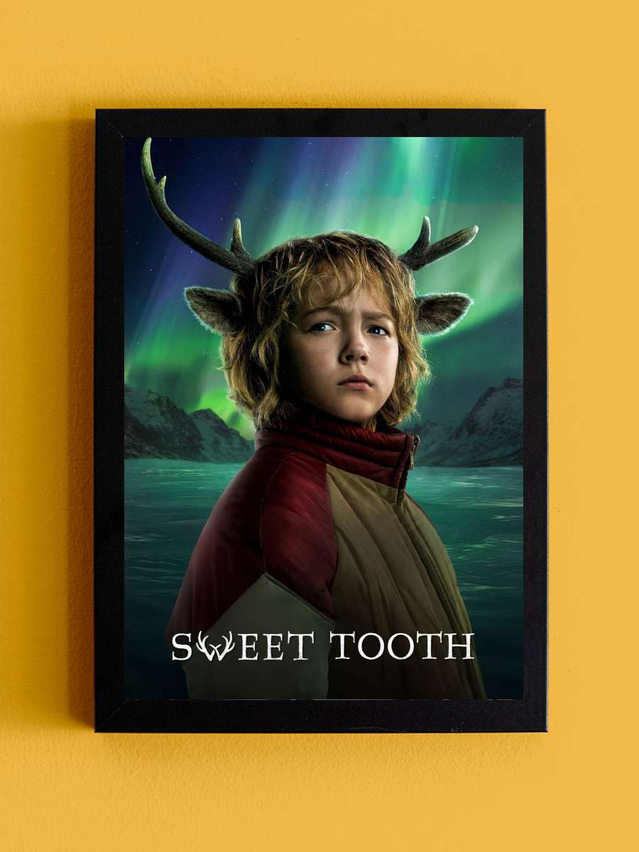 Sweet Tooth Dizi Tablo Siyah Çerçeveli Dizi Poster Duvar Tablo