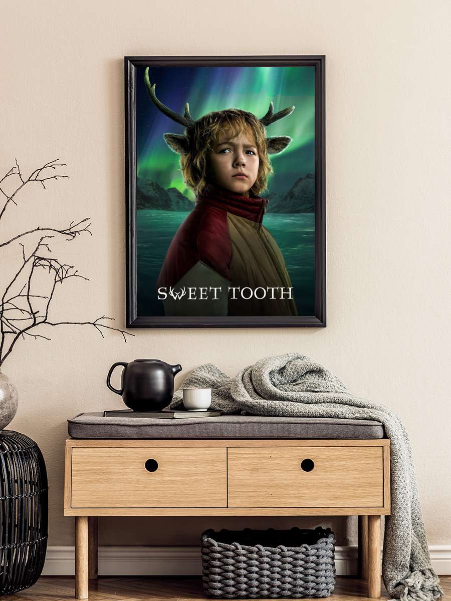 Sweet Tooth Dizi Tablo Siyah Çerçeveli Dizi Poster Duvar Tablo