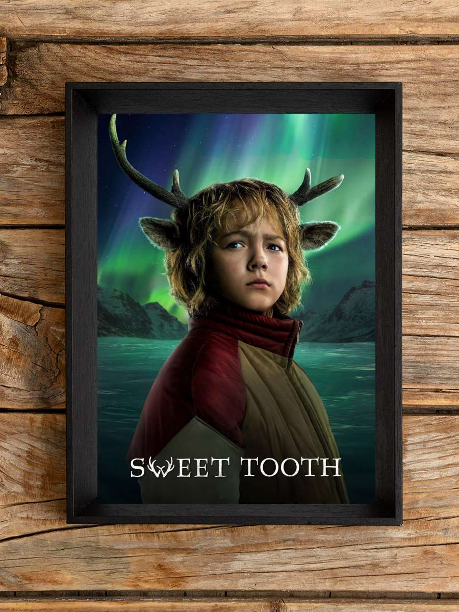 Sweet Tooth Dizi Tablo Siyah Çerçeveli Dizi Poster Duvar Tablo