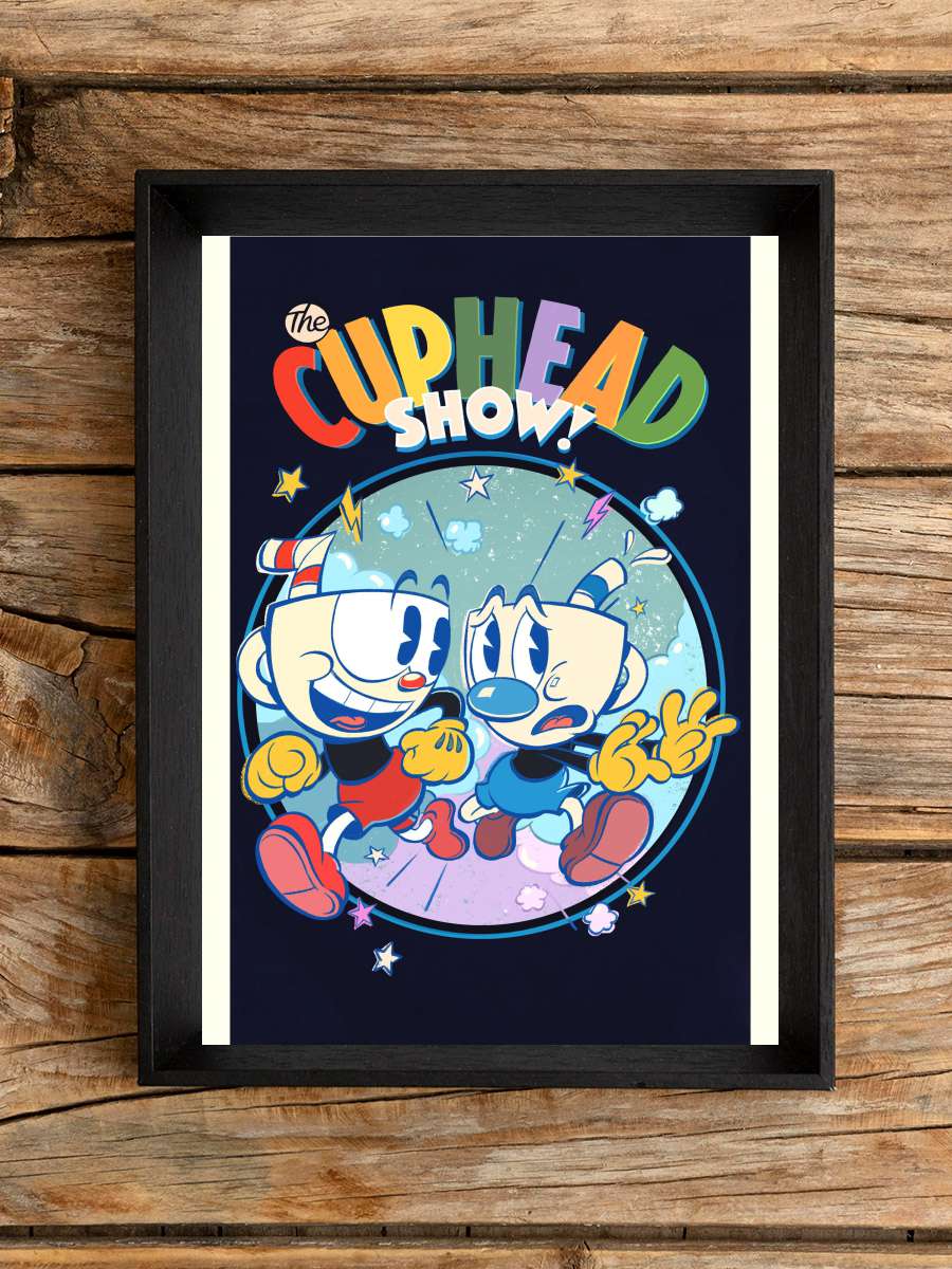 The Cuphead Show! Dizi Tablo Siyah Çerçeveli Dizi Poster Duvar Tablo