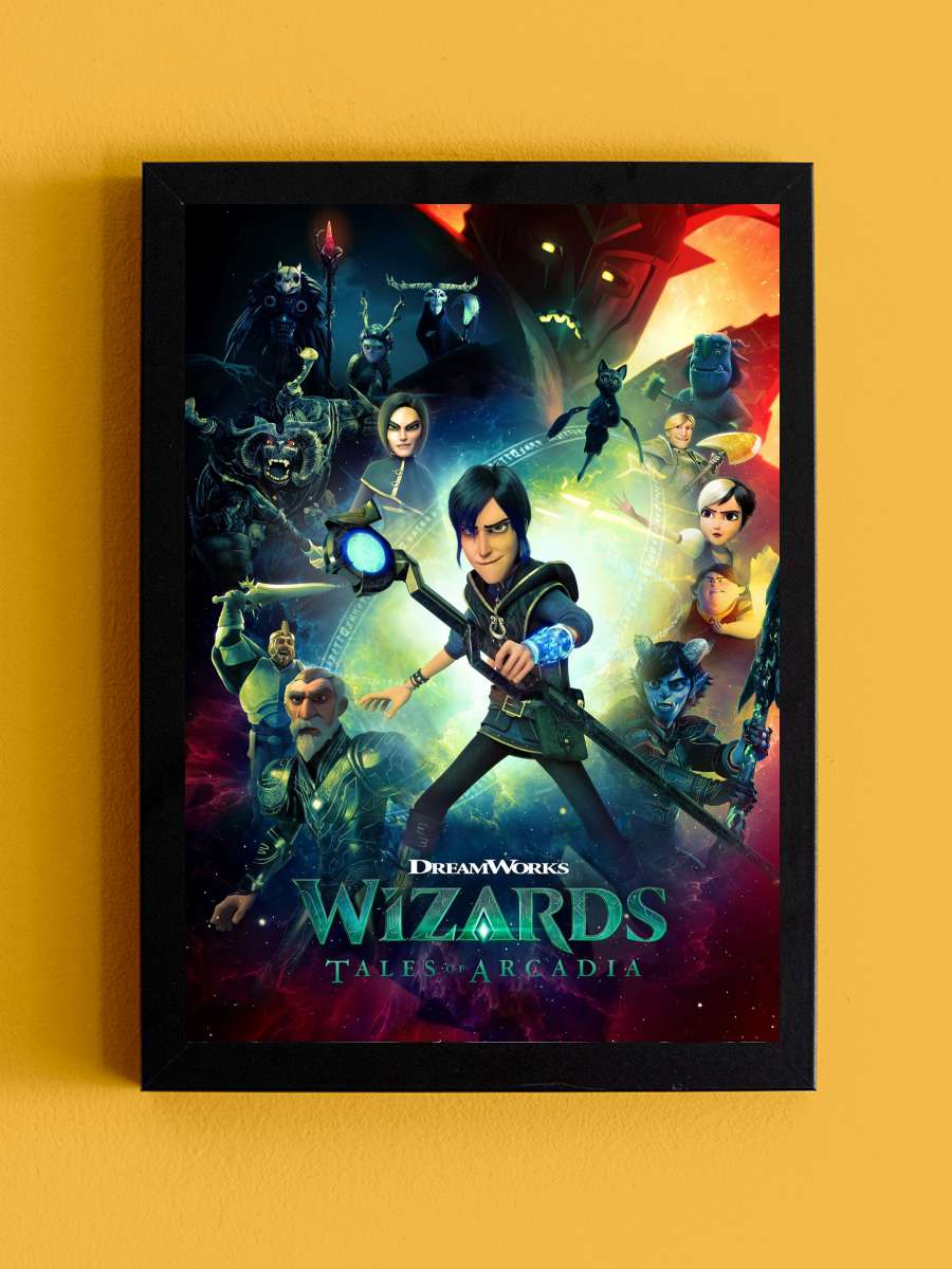 Büyücüler: Arcadia Hikâyeleri - Wizards: Tales of Arcadia Dizi Tablo Siyah Çerçeveli Dizi Poster Duvar Tablo