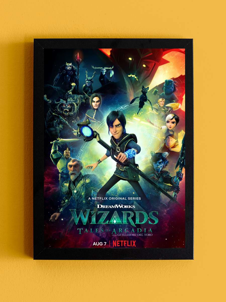 Büyücüler: Arcadia Hikâyeleri - Wizards: Tales of Arcadia Dizi Tablo Siyah Çerçeveli Dizi Poster Duvar Tablo