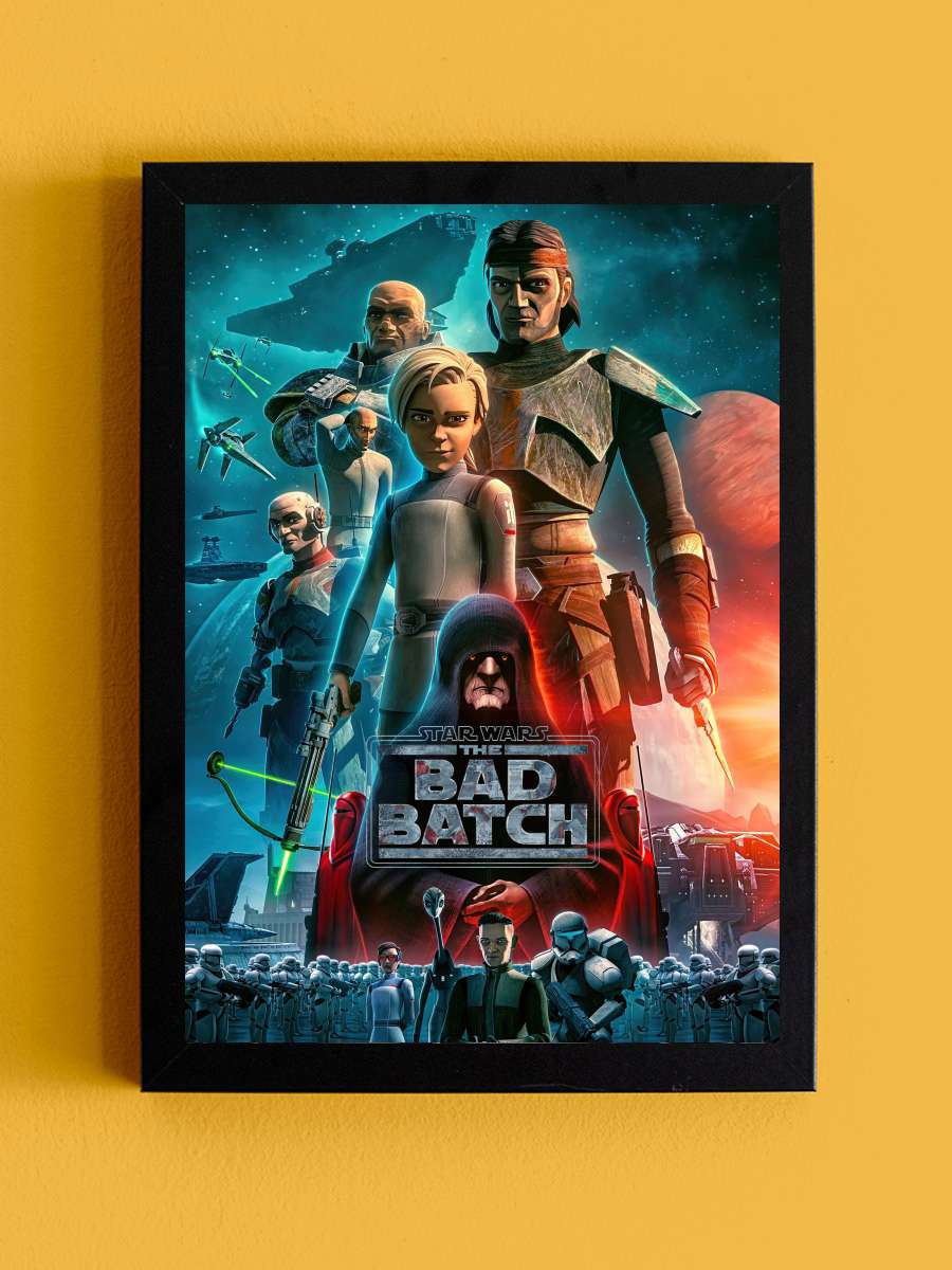 Star Wars: The Bad Batch Dizi Tablo Siyah Çerçeveli Dizi Poster Duvar Tablo