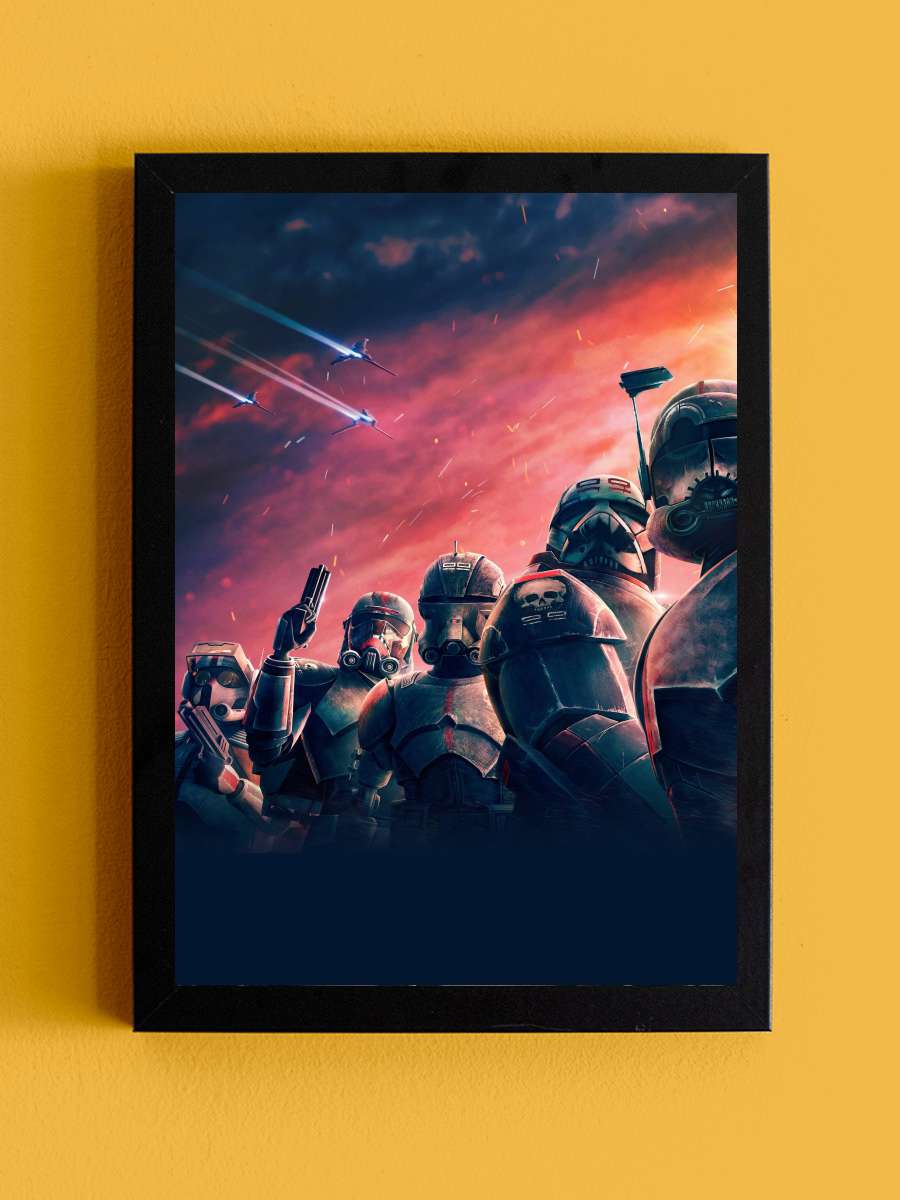 Star Wars: The Bad Batch Dizi Tablo Siyah Çerçeveli Dizi Poster Duvar Tablo