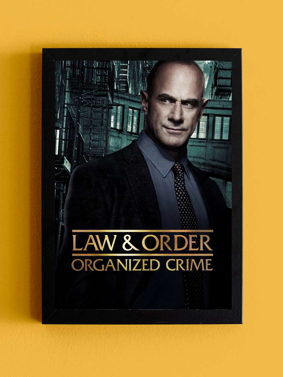 Law & Order: Organized Crime Dizi Tablo Siyah Çerçeveli Dizi Poster Duvar Tablo