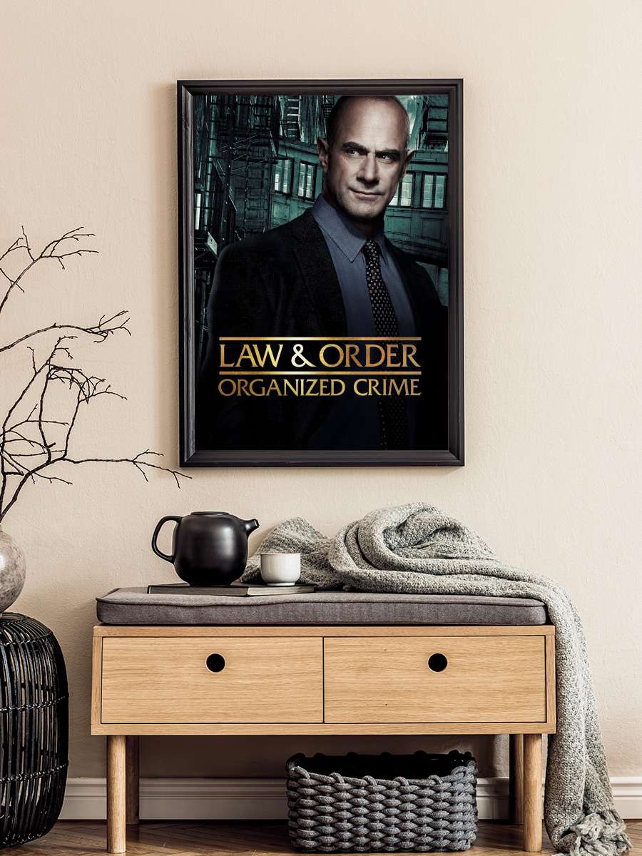 Law & Order: Organized Crime Dizi Tablo Siyah Çerçeveli Dizi Poster Duvar Tablo