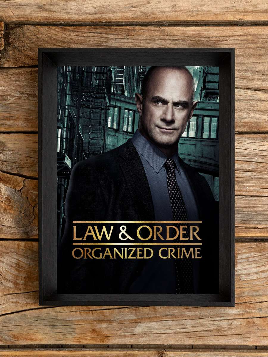 Law & Order: Organized Crime Dizi Tablo Siyah Çerçeveli Dizi Poster Duvar Tablo