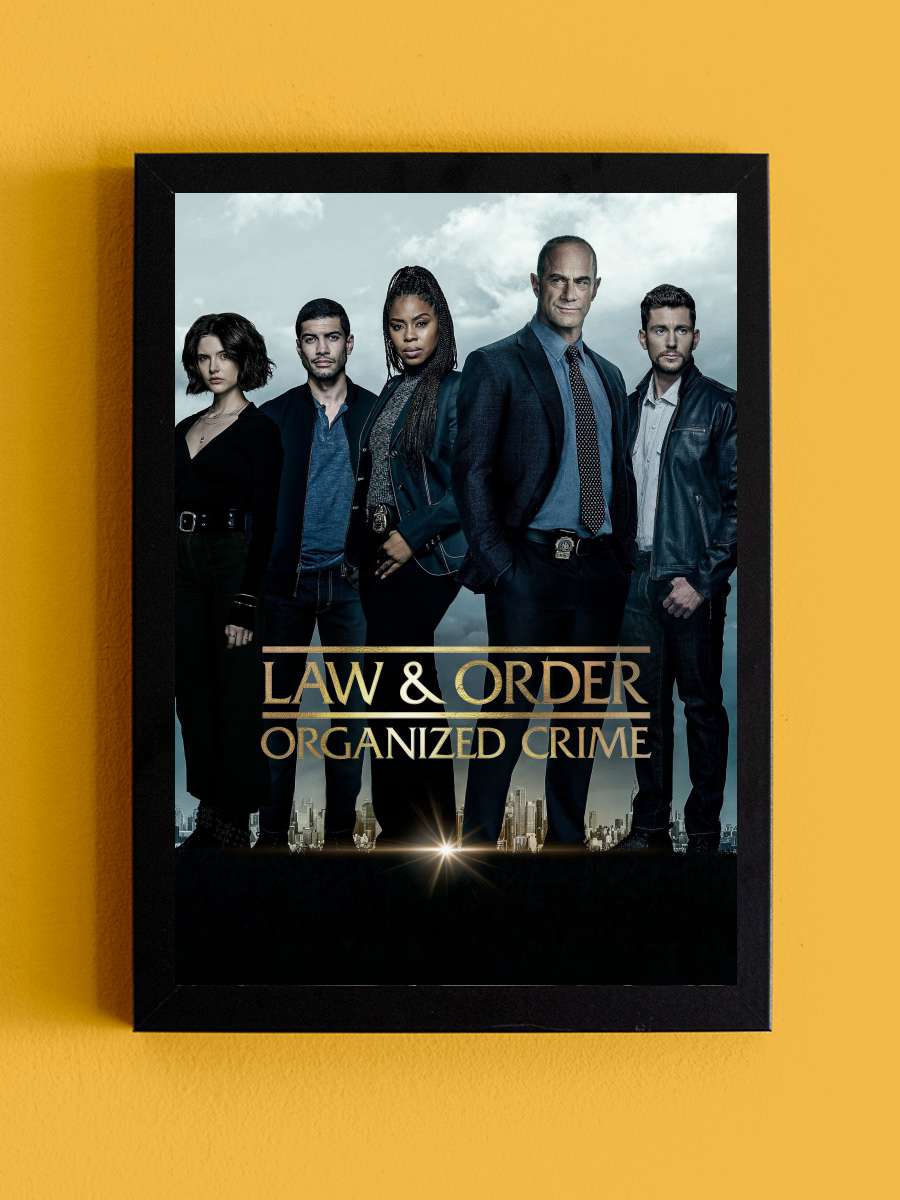 Law & Order: Organized Crime Dizi Tablo Siyah Çerçeveli Dizi Poster Duvar Tablo