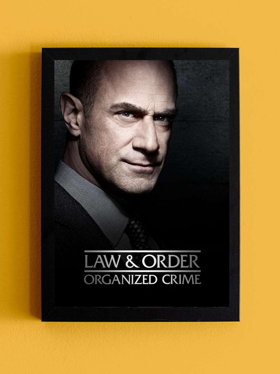 Law & Order: Organized Crime Dizi Tablo Siyah Çerçeveli Dizi Poster Duvar Tablo