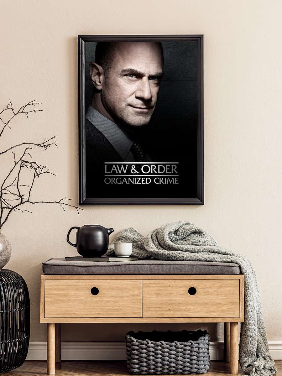 Law & Order: Organized Crime Dizi Tablo Siyah Çerçeveli Dizi Poster Duvar Tablo