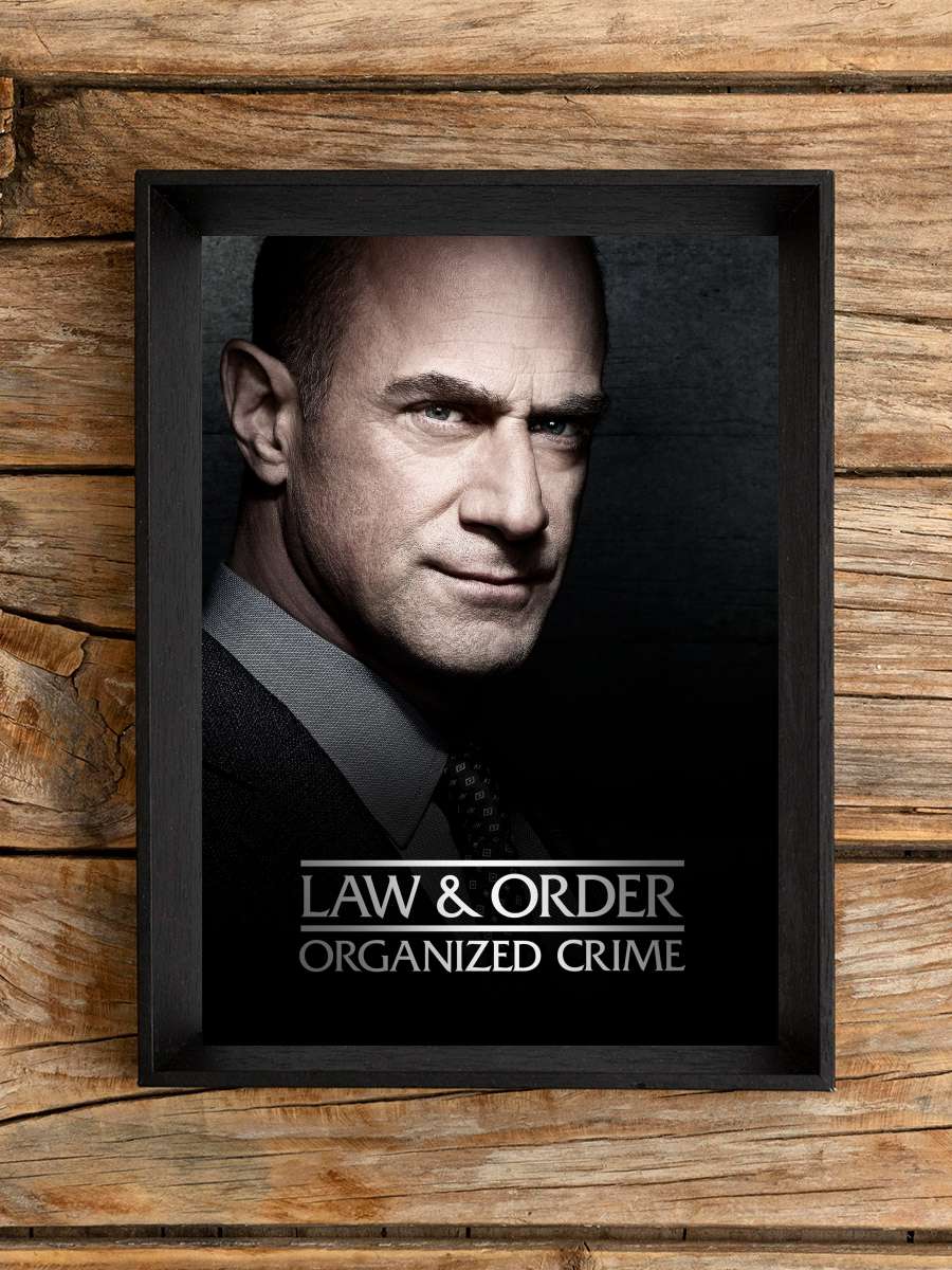 Law & Order: Organized Crime Dizi Tablo Siyah Çerçeveli Dizi Poster Duvar Tablo