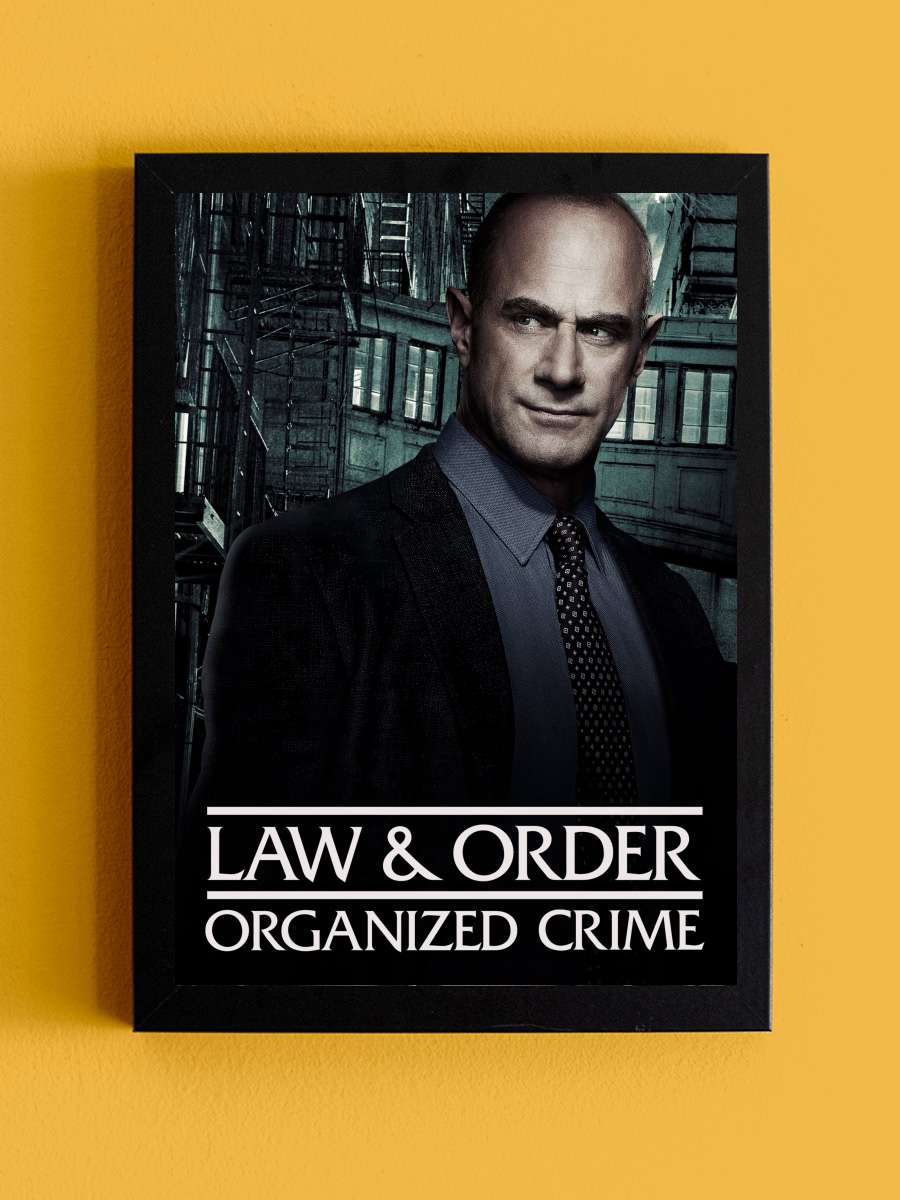 Law & Order: Organized Crime Dizi Tablo Siyah Çerçeveli Dizi Poster Duvar Tablo