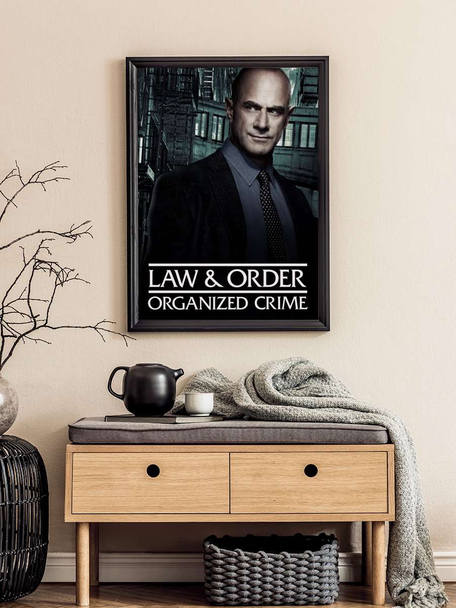 Law & Order: Organized Crime Dizi Tablo Siyah Çerçeveli Dizi Poster Duvar Tablo