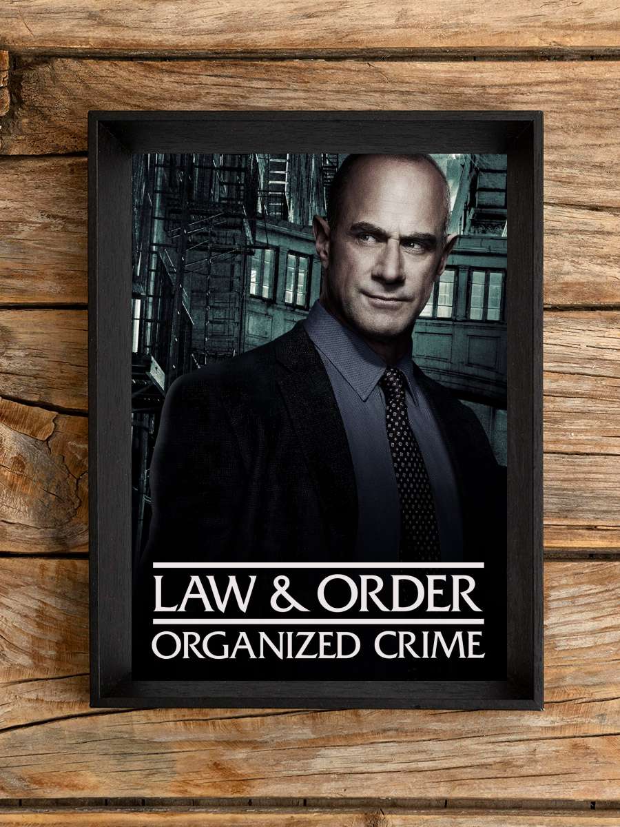 Law & Order: Organized Crime Dizi Tablo Siyah Çerçeveli Dizi Poster Duvar Tablo