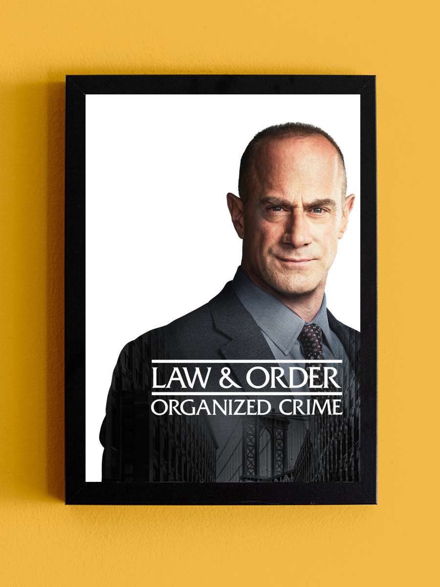 Law & Order: Organized Crime Dizi Tablo Siyah Çerçeveli Dizi Poster Duvar Tablo