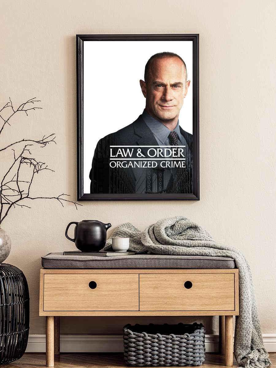 Law & Order: Organized Crime Dizi Tablo Siyah Çerçeveli Dizi Poster Duvar Tablo