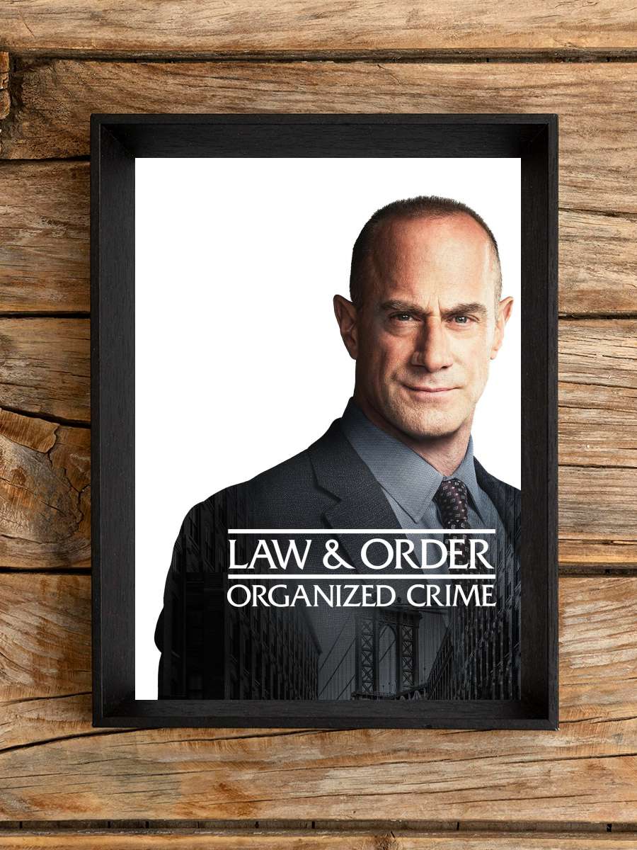 Law & Order: Organized Crime Dizi Tablo Siyah Çerçeveli Dizi Poster Duvar Tablo