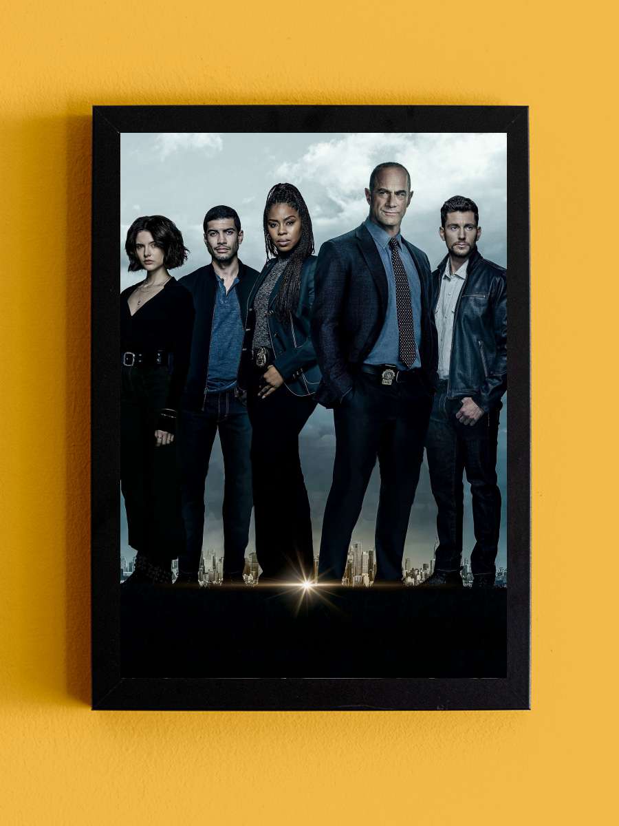 Law & Order: Organized Crime Dizi Tablo Siyah Çerçeveli Dizi Poster Duvar Tablo