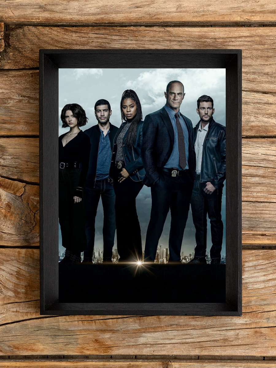 Law & Order: Organized Crime Dizi Tablo Siyah Çerçeveli Dizi Poster Duvar Tablo